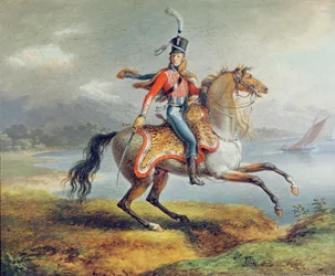 Ruiter zelfportret, 1806-08